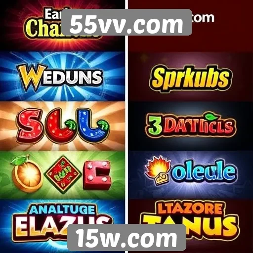 Comparativo entre jogos populares no 55vv.com